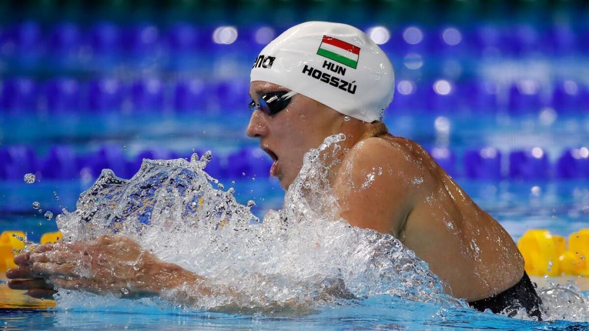 Swimming: Hosszu launches short course worlds in style