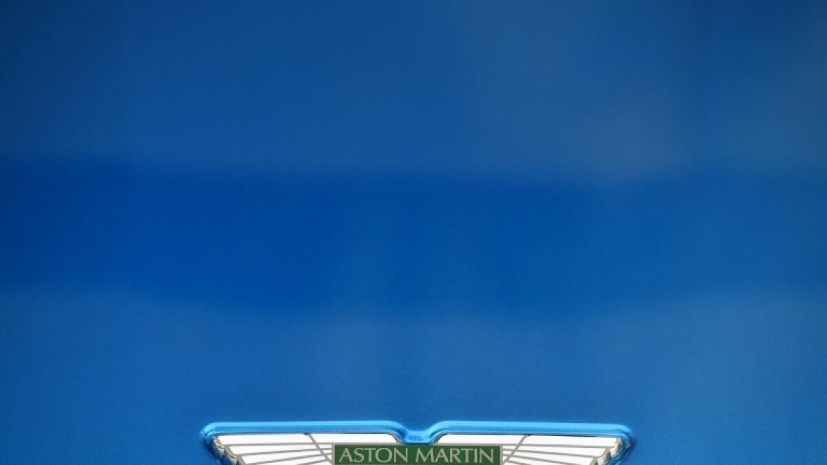 Aston Martin. - AFP file