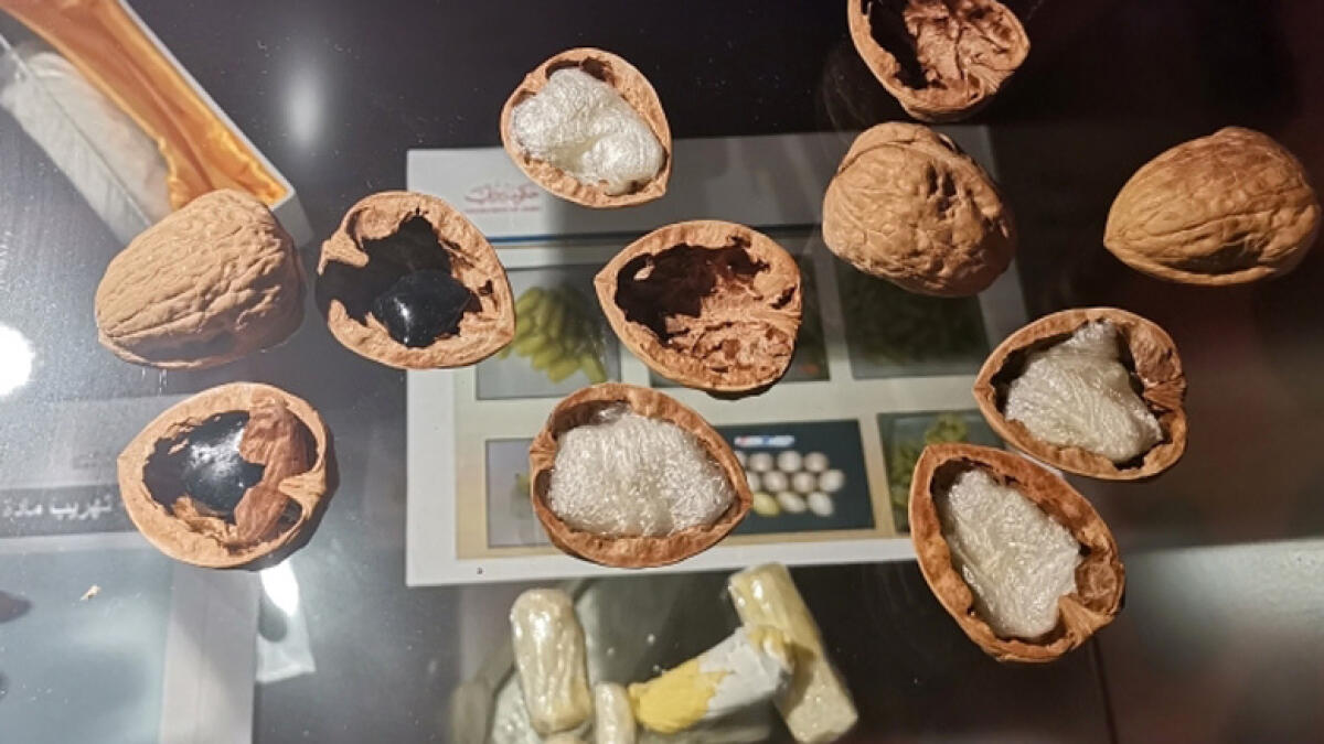 Woman hides drugs in walnuts, caught at Dubai airport