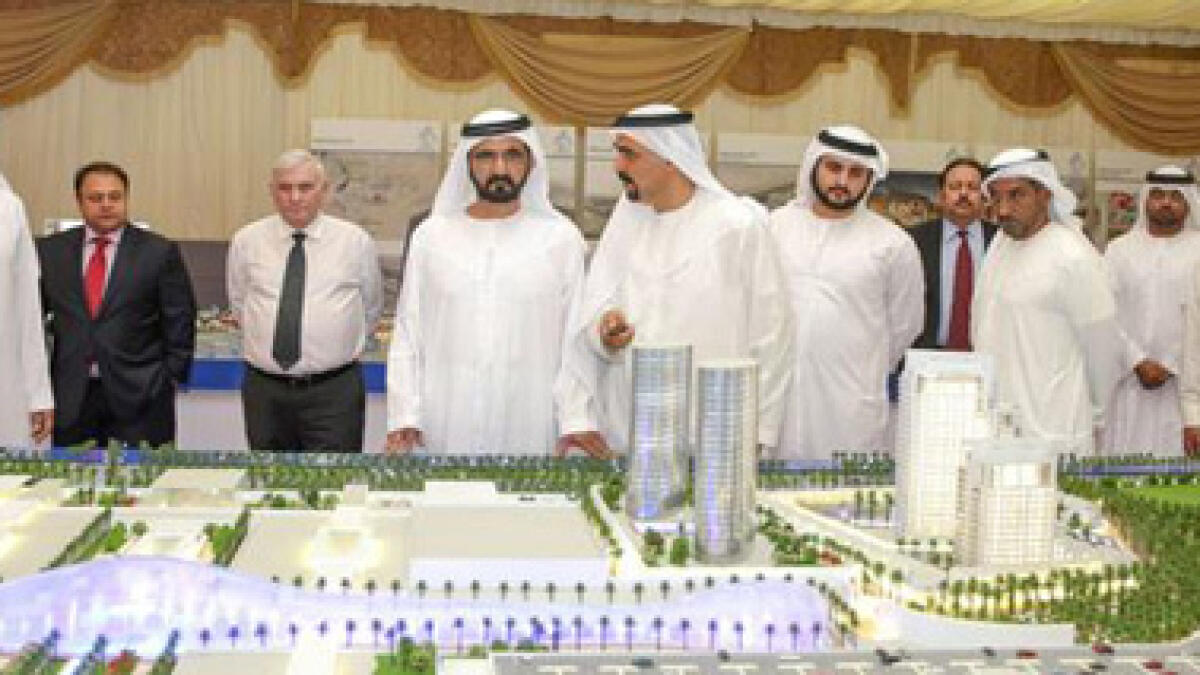 Shaikh Mohammed inspects new multibillion Nakheel projects in Dubai