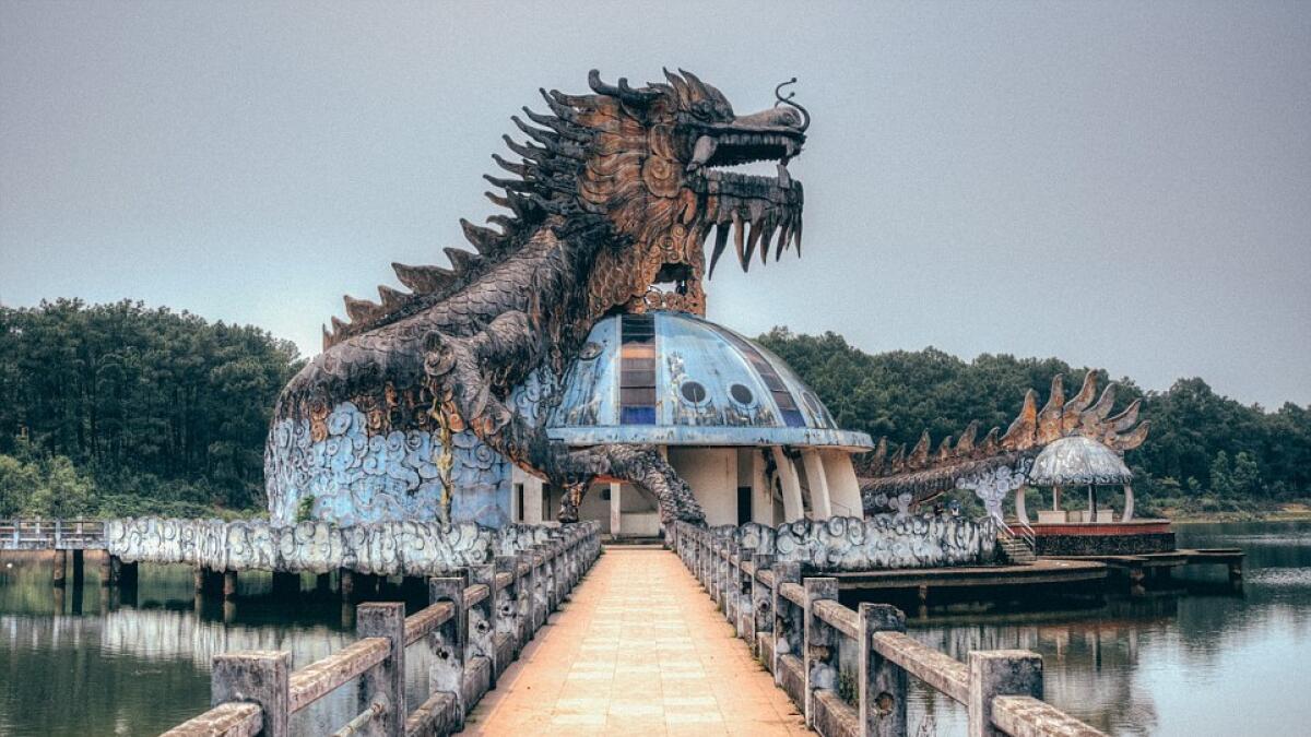 PHOTOS: Abandoned water park attracts visitors 