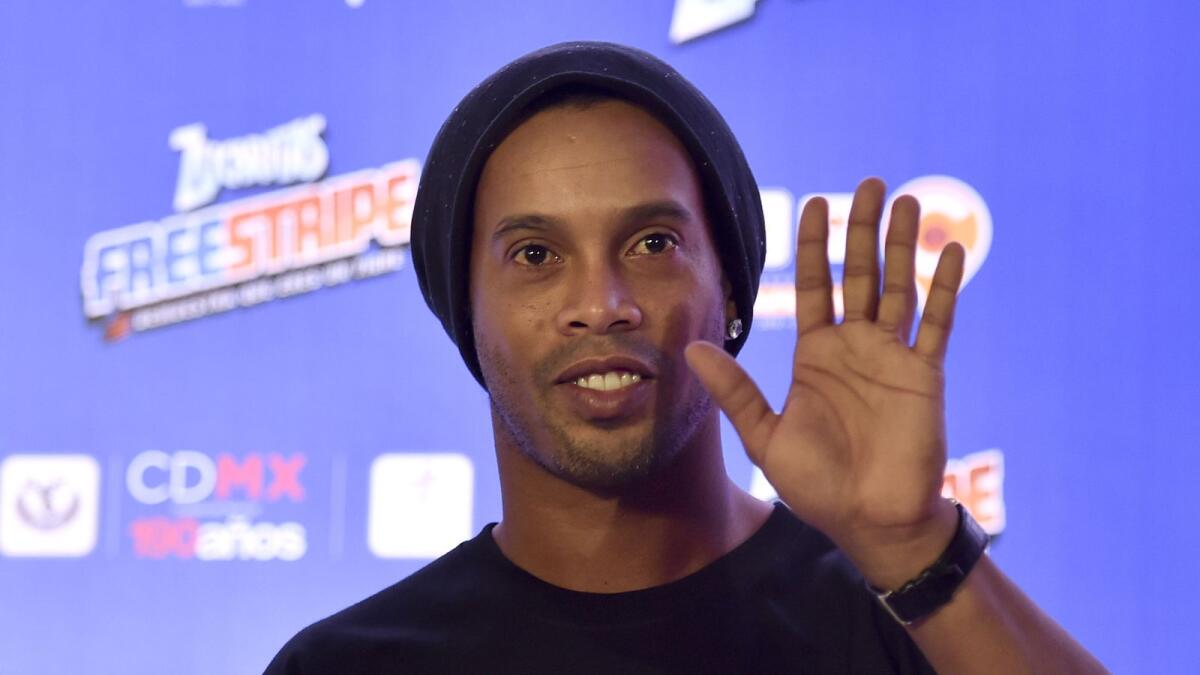 Brazilian football legend Ronaldinho. (AFP file)