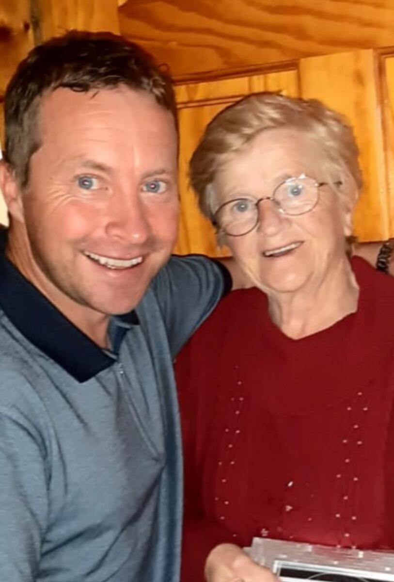 Tadhg O'Shea with his mum Ann. — Supplied photo