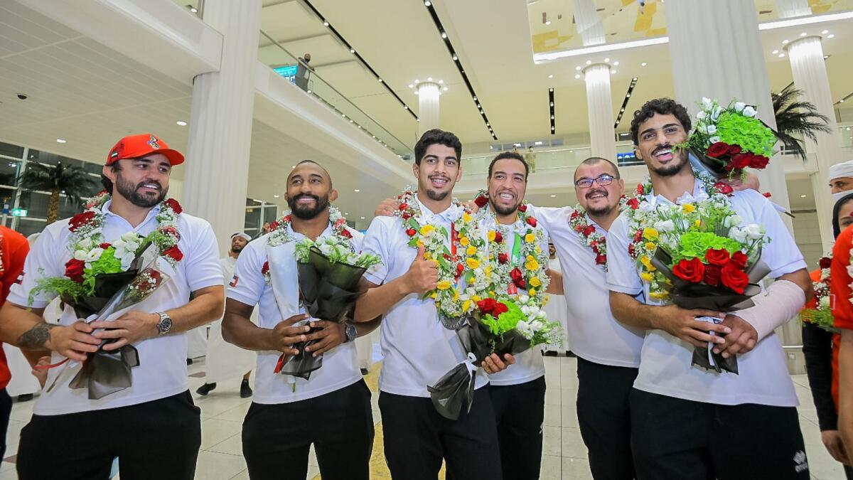 Members of the UAE national jiu-jitsu team. (Supplied photo)
