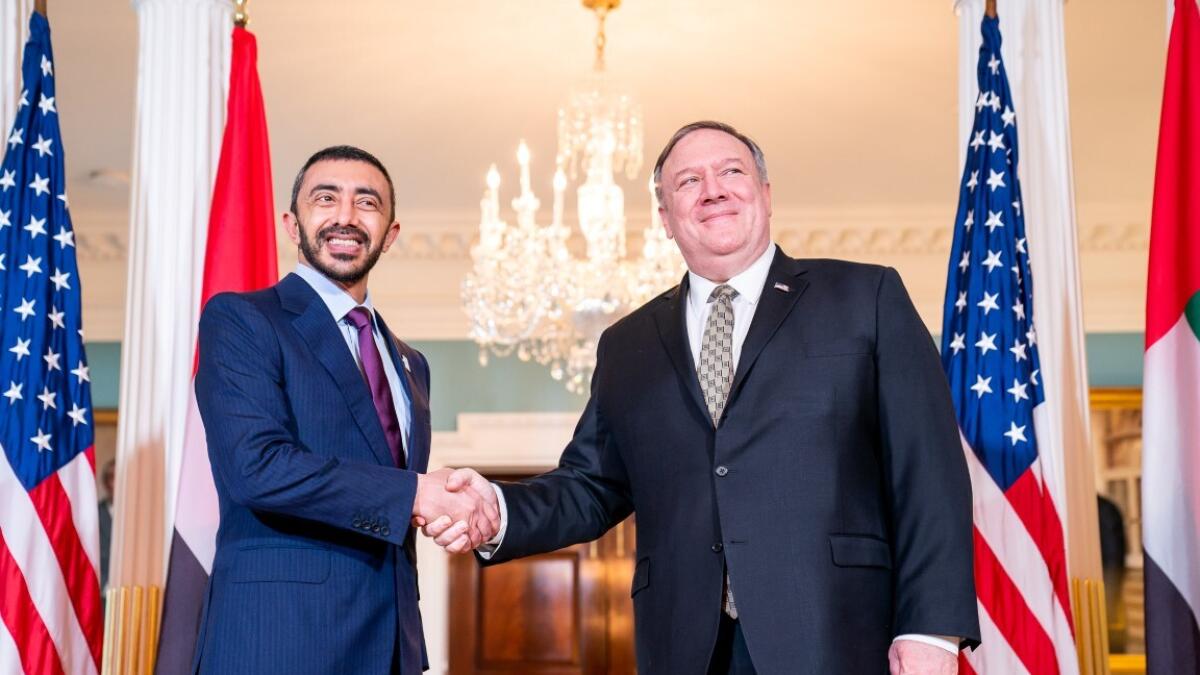 Video: Sheikh Abdullah meets with US administration officials
