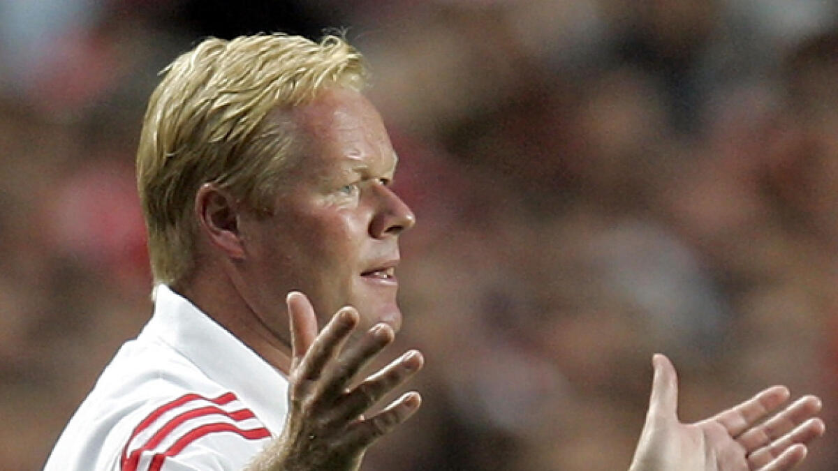 Koeman, who will be officially presented at the Camp Nou stadium later on Wednesday.