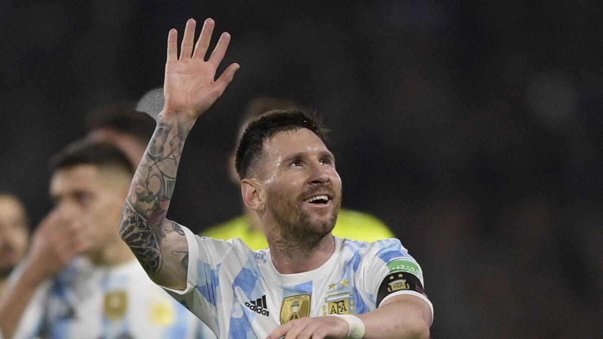 Argentina captain Lionel Messi. (AFP)