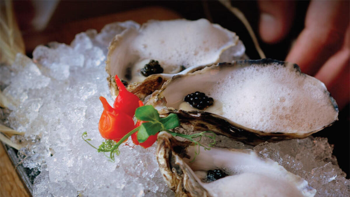 My kind of food in Dubai: A mouthful of oysters