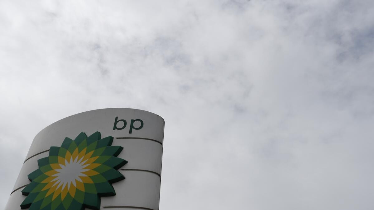A BP petrol station in west London. Oil and natural gas giant BP beat expectations on Tuesday with earnings of $3 billion in the last three months of 2023. — AP file