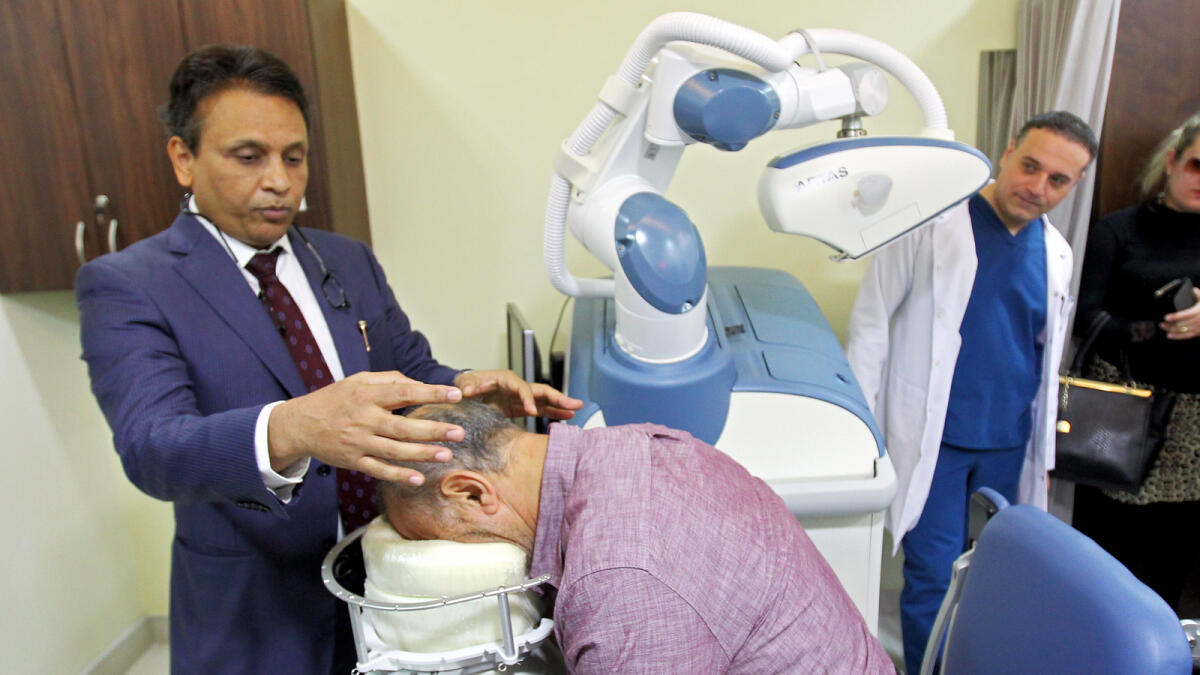 Robot fixes baldness for Dh45,000 in Dubai