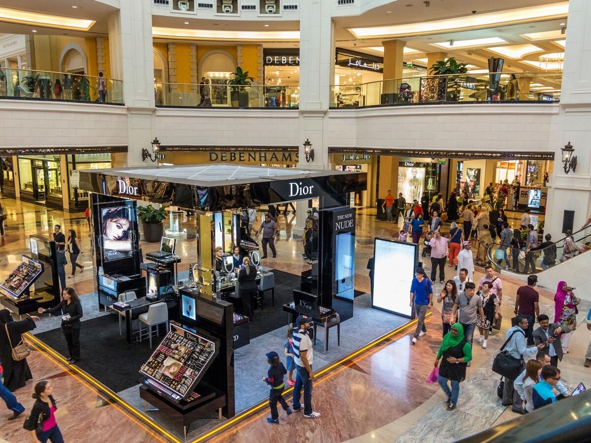 A shopping mall in Dubai. The UAE’s non-oil sector is poised to achieve strong growth of 4.8 per cent in 2023. — KT file