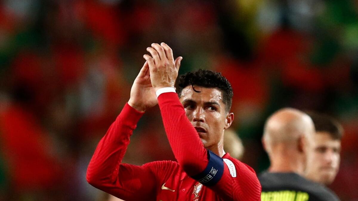 Portugal's Cristiano Ronaldo. — Reuters