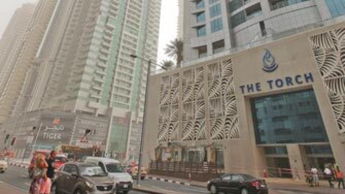 Fire extinguished at Torch tower in Dubai Marina