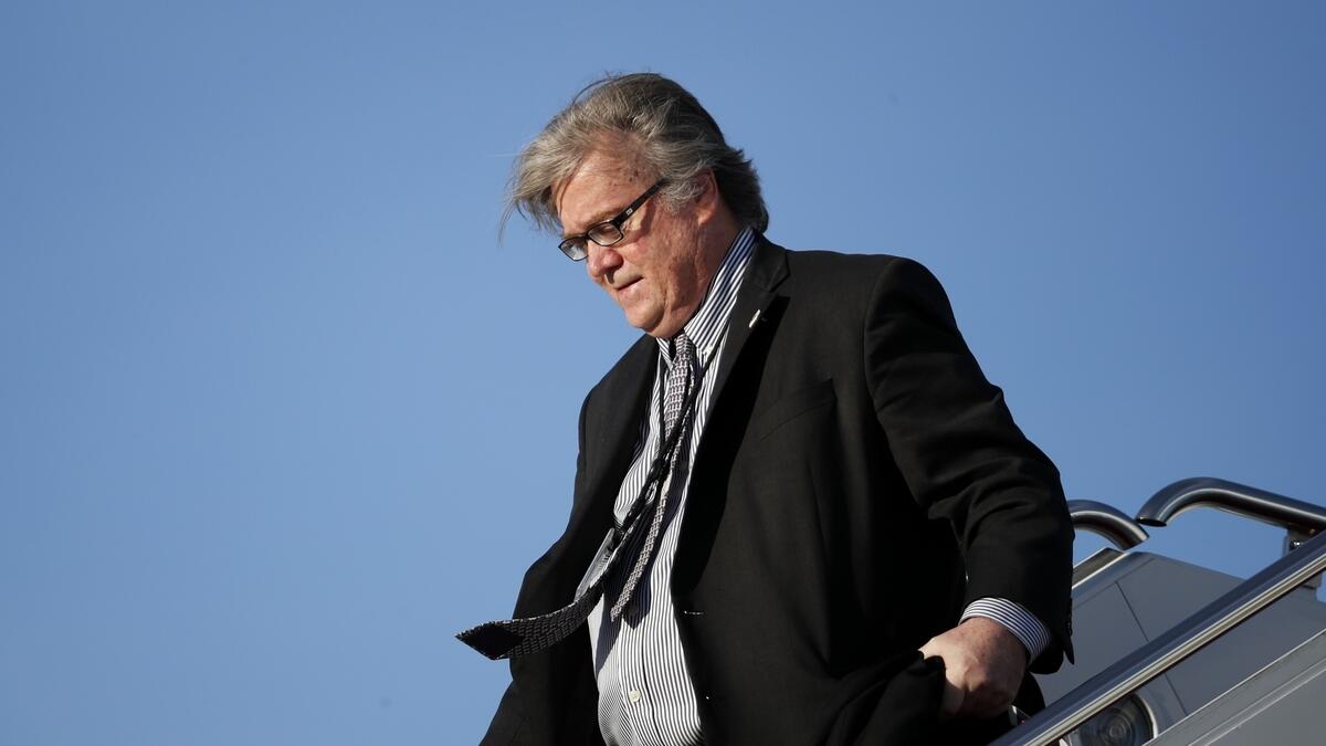 Sacked Bannon vows to go to war for Trumps agenda