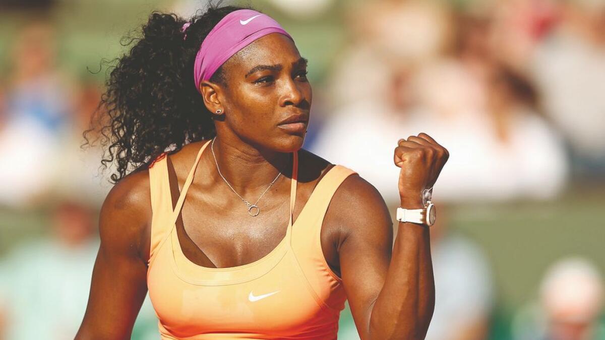 Tennis: Serena shoulders burden of history at US Open