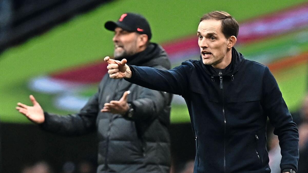 Chelsea manager Thomas Tuchel (right). — AFP file