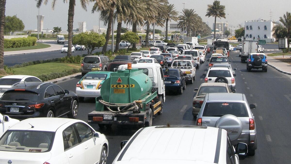 Dubai, Al Khail Road, Accident 