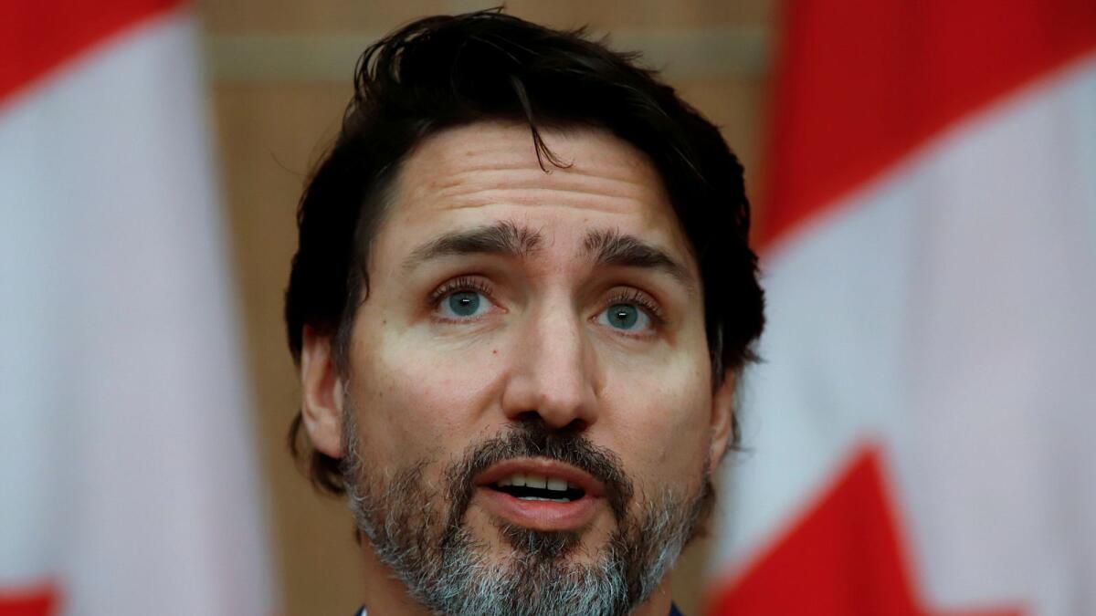 Trudeau said the military would form part of a special national operations centre to coordinate the logistics and distribution of vaccines.
