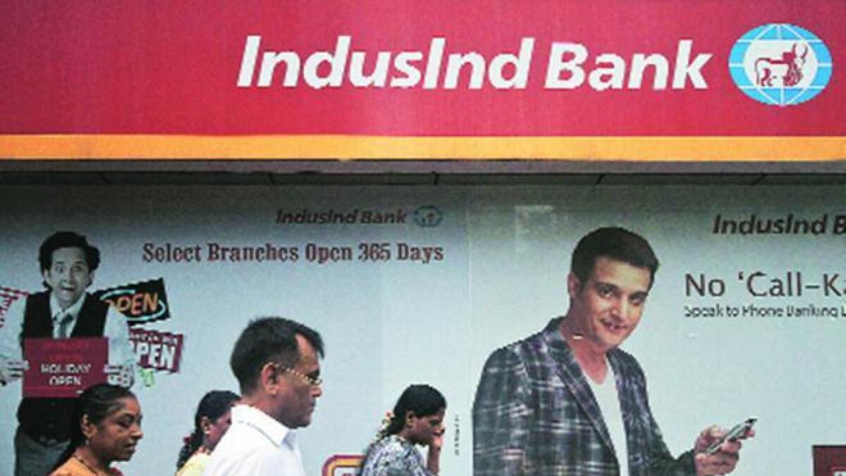 IndusInd Bank climbed 3.7 per cent to a near four-week high and was the top gainer on the Nifty. - Reuters
