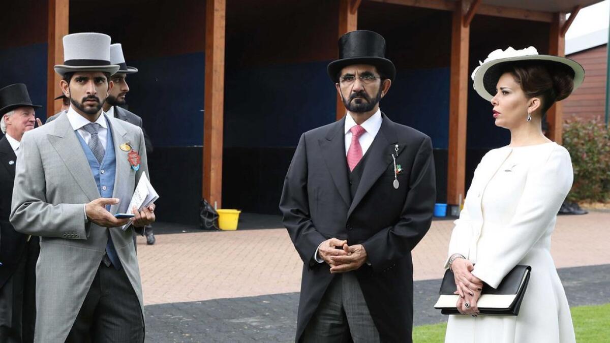 Shaikh Mohammed attends Epsom Derby 
