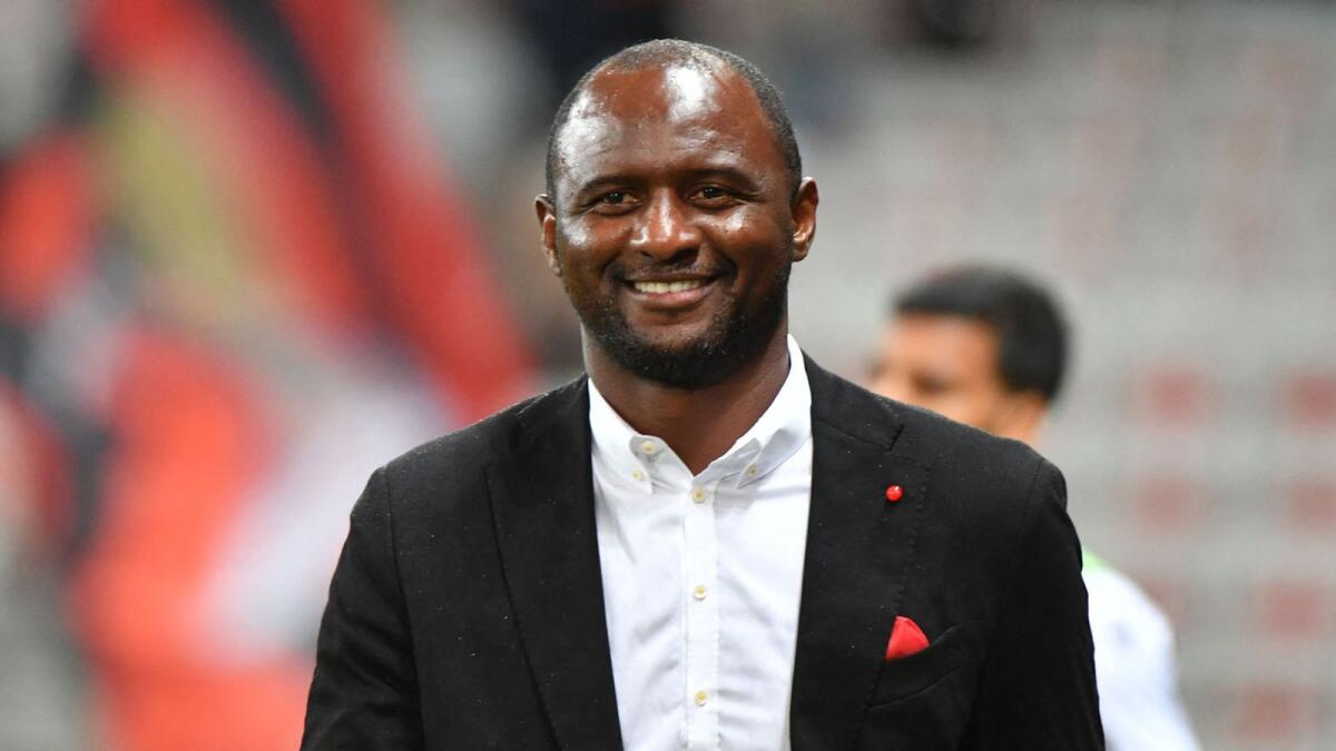 Patrick Vieira is ready for Crystal Palace challenge. — AFP