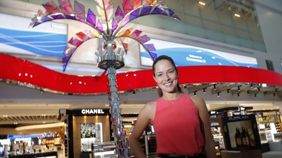 Ana Ivanovic gets sneak peak of Dubais new Concourse D