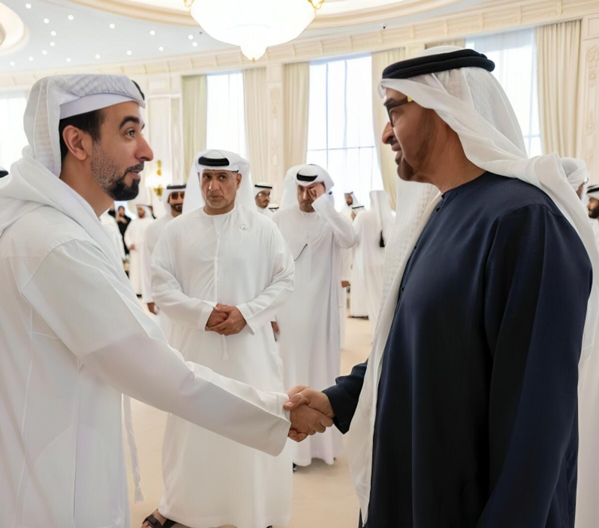 Al Khoori meets the President Sheikh Mohamed