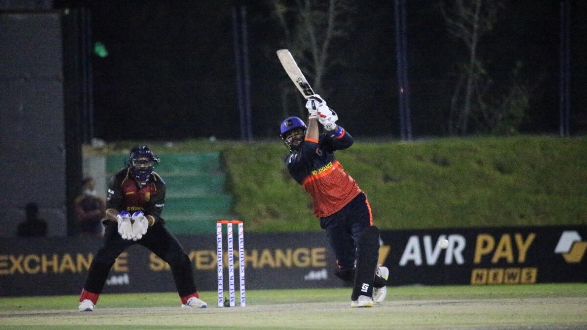 Man of the Match Omer Farooq plays an elegant shot. — Supplied photo