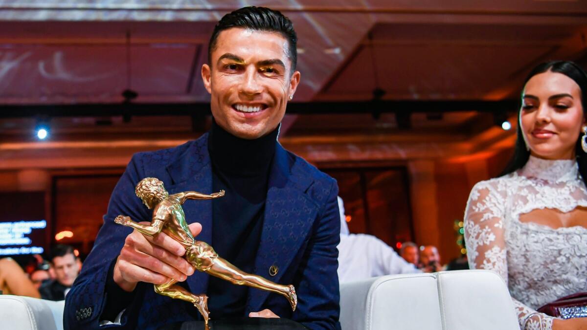 Cristiano Ronaldo. Photo: Globe Soccer Awards