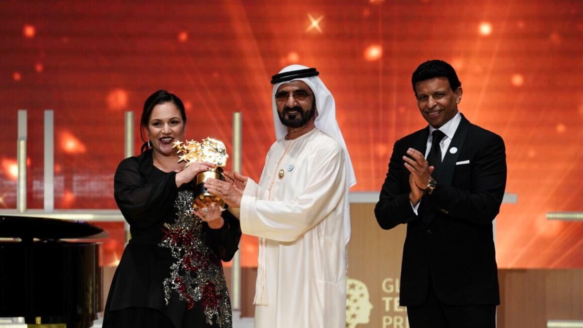 UKs Andria Zafirakou wins Global Teacher Prize in Dubai