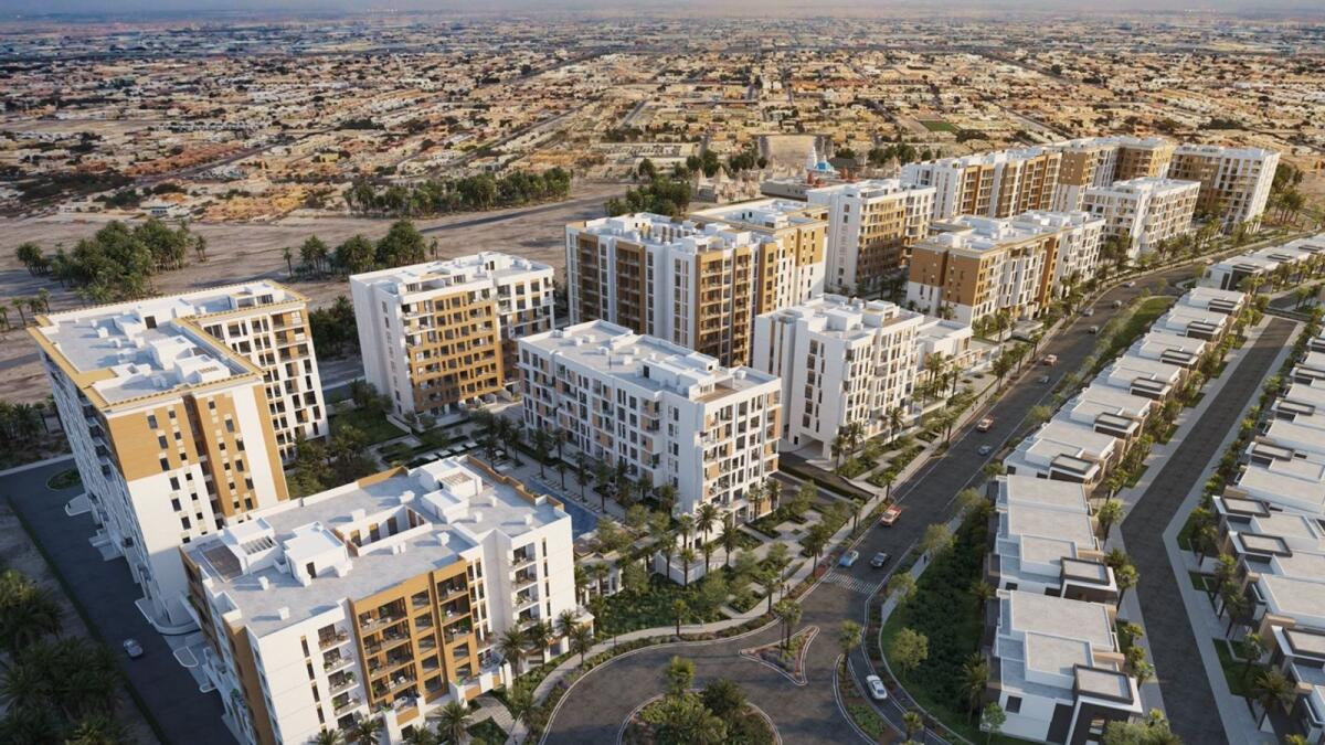 Hillside Residences is located within the Wasl Gate master development in Jebel Ali. — Supplied photo