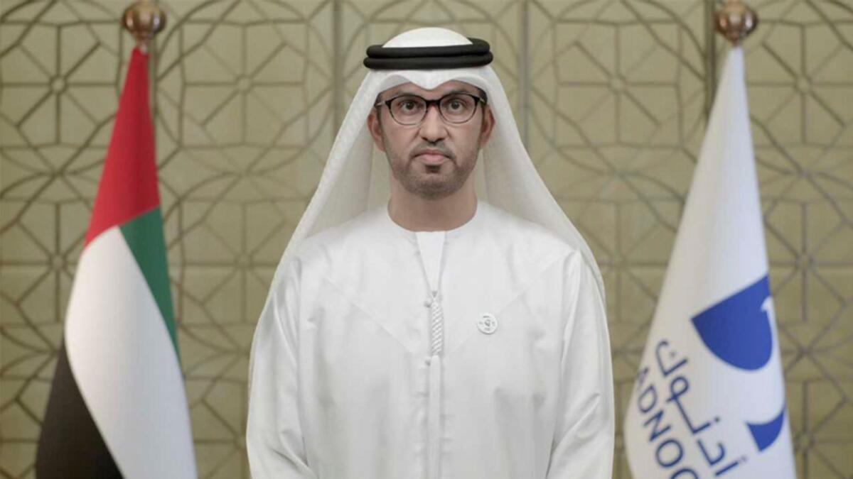 Dr Sultan Ahmed Al Jaber, UAE Minister of Industry and Advanced Technology and Managing Director and Group CEO of Adnoc.