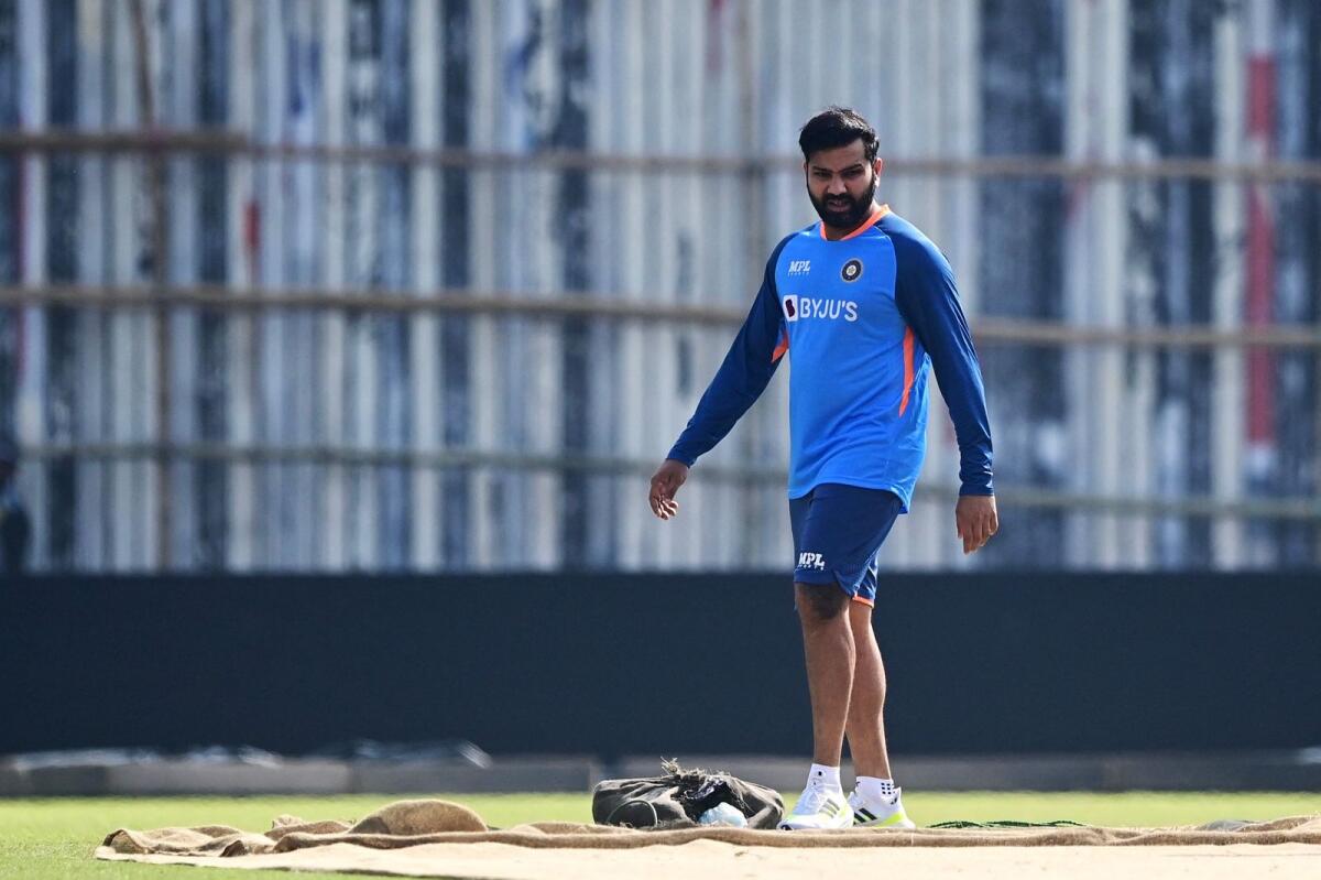 Indian captain Rohit Sharma. — AFP