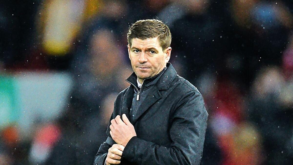 Safety first: Aston Villa manager Steven Gerrard said vaccine status might be considered in the decisionmaking process. — AFP