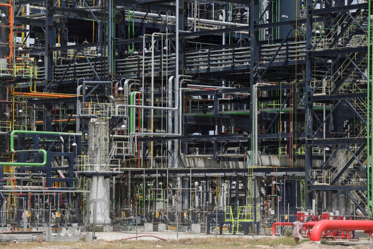 A view of the Dangote Petroleum refinery in Ibeju-Lekki, Lagos, Nigeria. — Reuters file