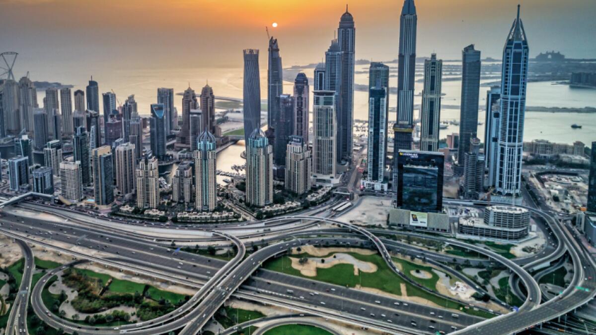 Dubai, aerially