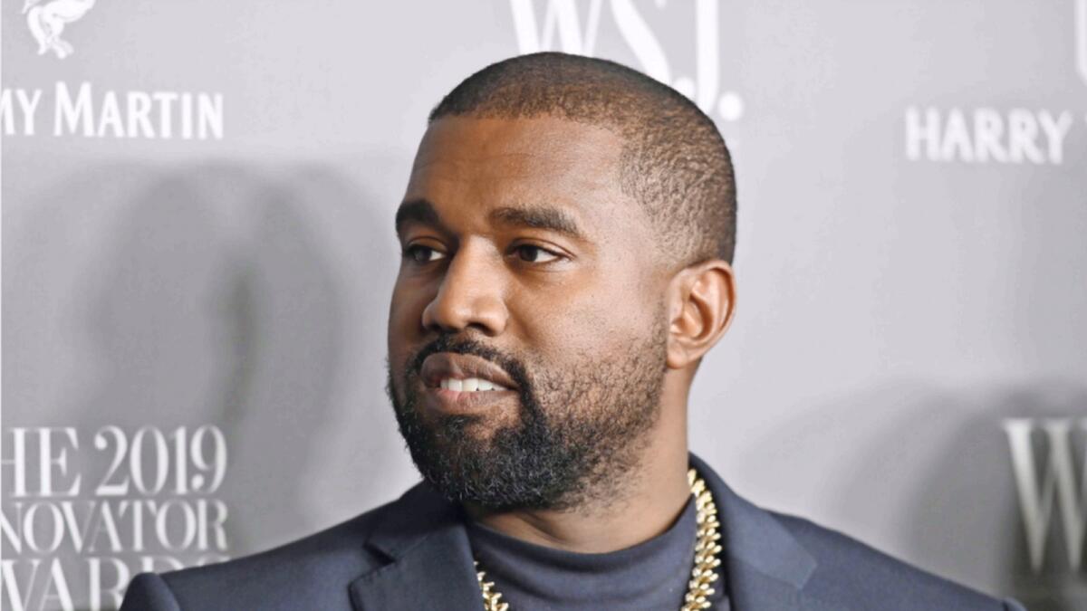 Kanye West. — AFP file