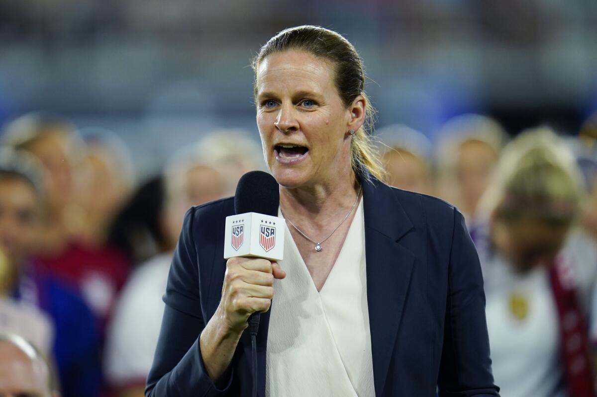 Cindy Parlow Cone, president of the U.S. Soccer Federation