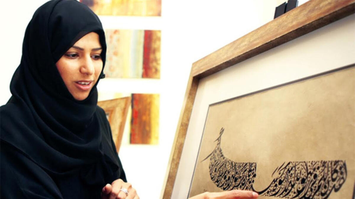 Emirati calligrapher enthralls DIHQA audience with two masterpieces