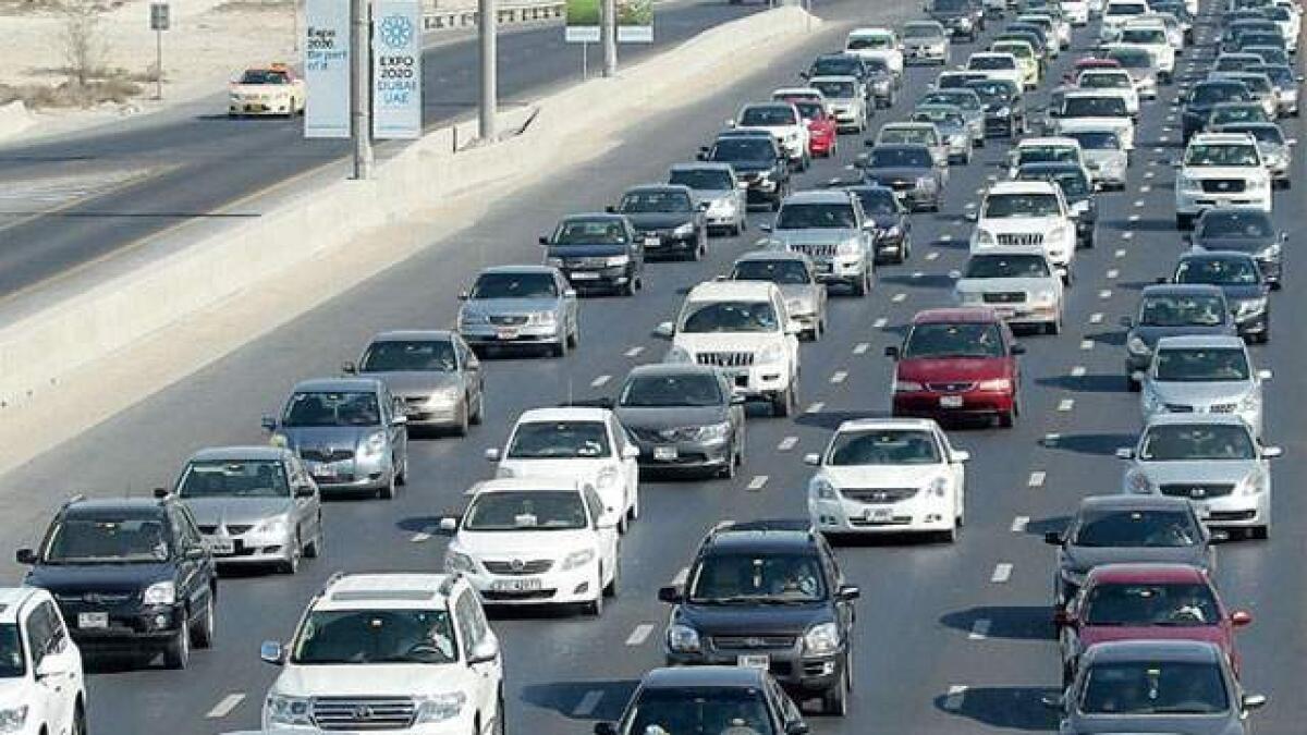 Sharjah motorists, expect slow moving traffic to Dubai
