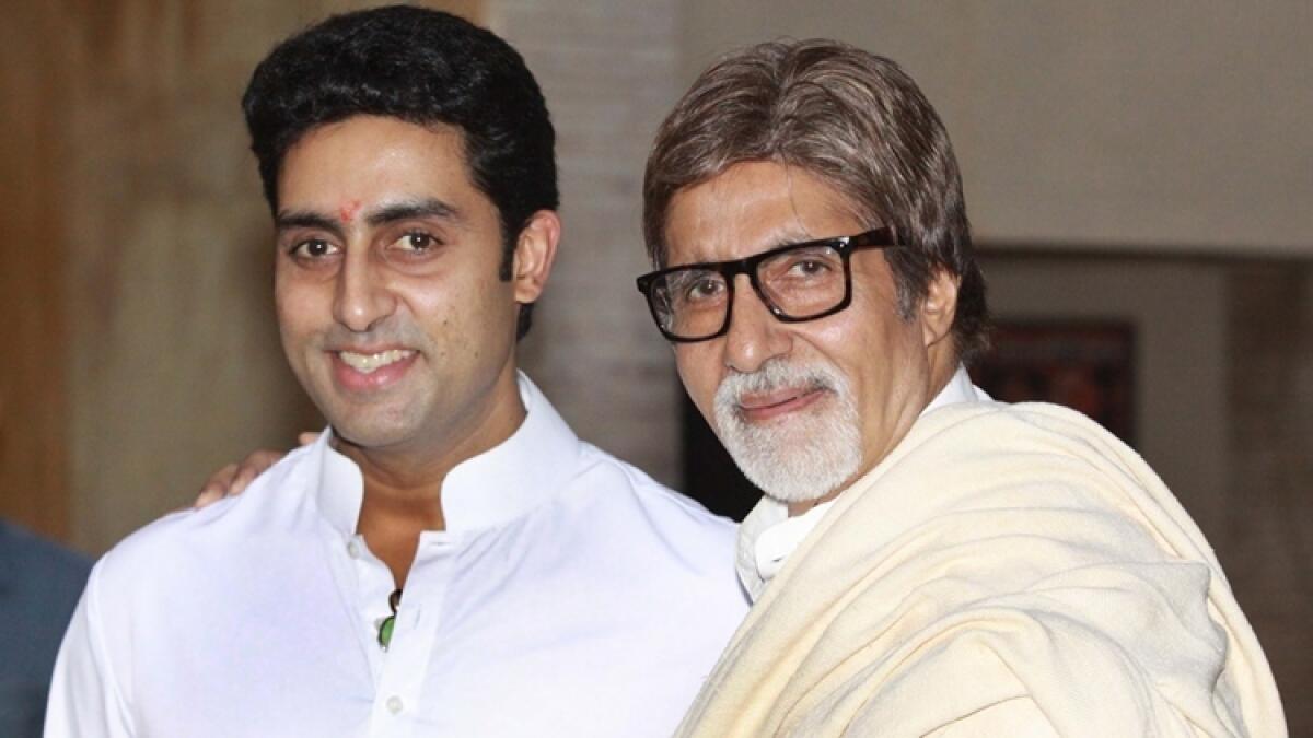 Amitabh Bachchan, Abhishek Bachchan, Bollywood, covid-19, coronavirus, negative, actor, welcome, home, discharged, hospital