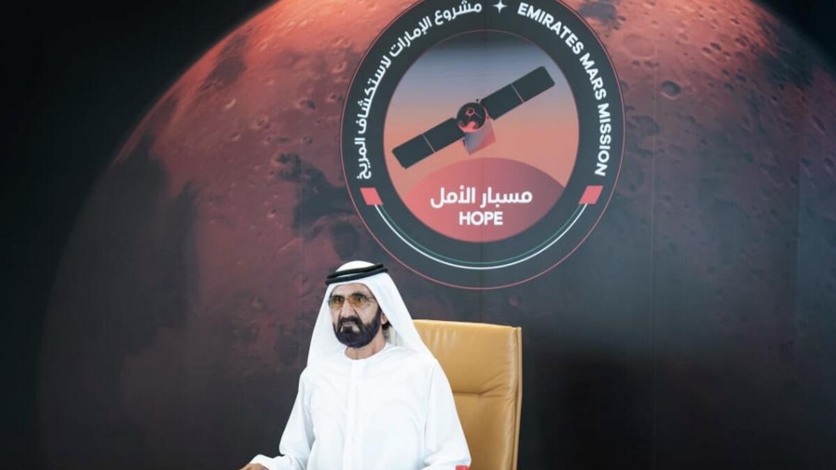 Mars mission, launch teams, royal support, UAE leaders, call in