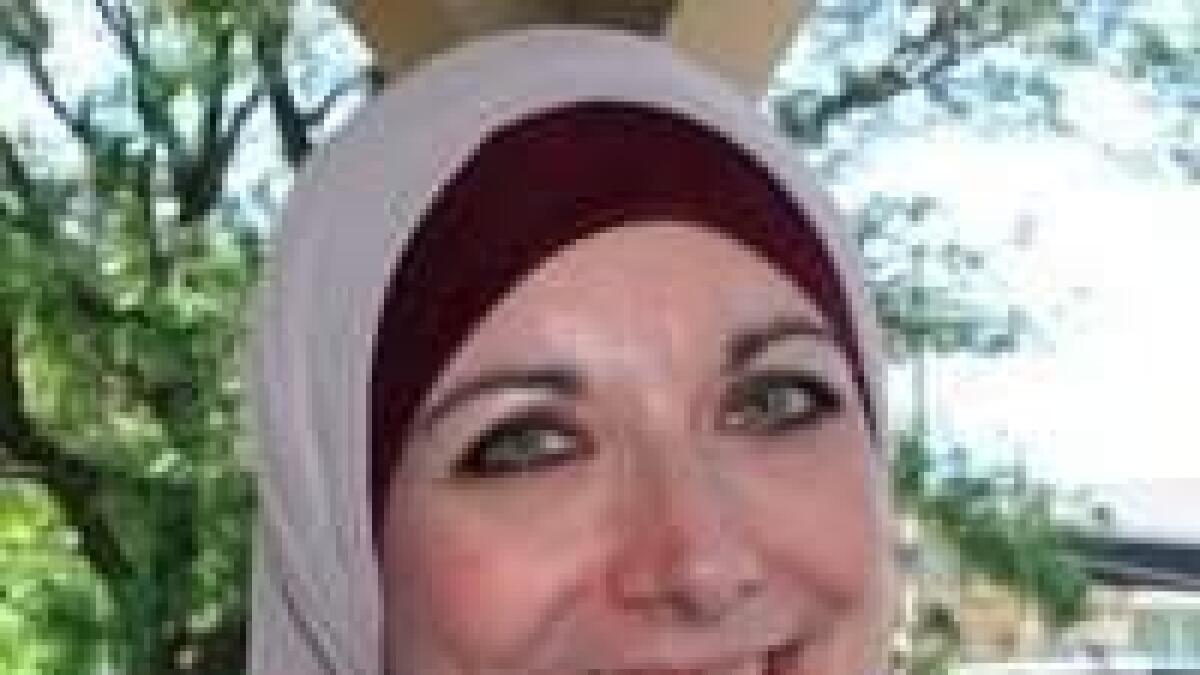 American Muslim leader Kristin Szremski of American Muslims for Palestine