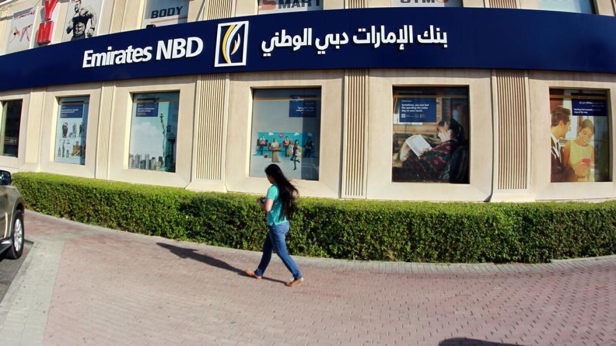 Emirates NBD bank in Dubai.