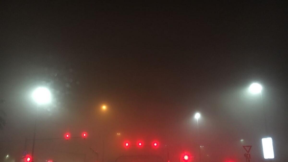 UAE police warn motorists to be cautious in foggy conditions
