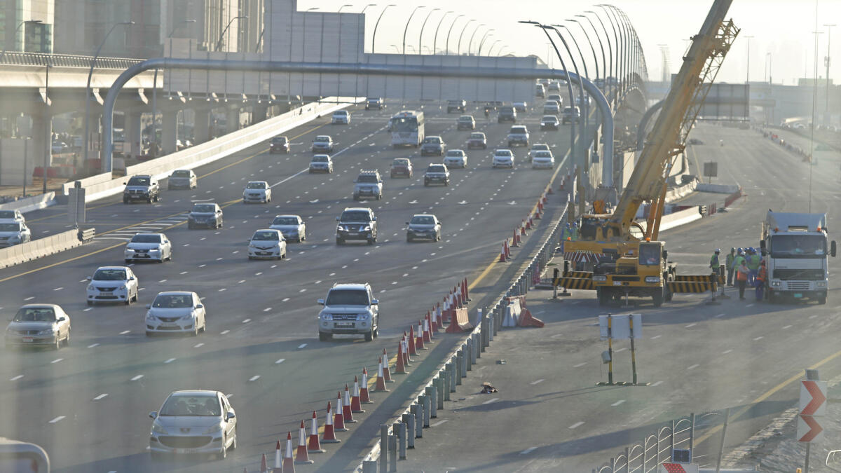 Surprise! Part of Dubais Shaikh Zayed Road flyover opens