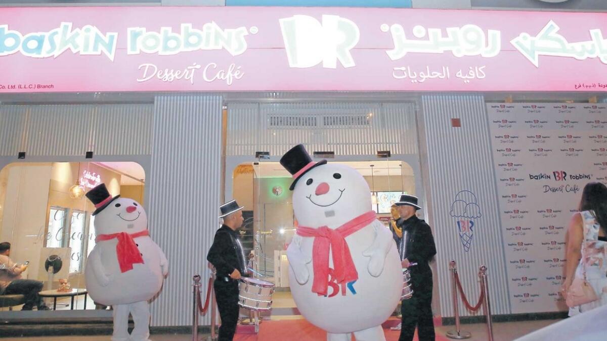 Grand celebrations mark the opening of Baskin-Robbins Dessert Café in Dubai.- Supplied photo