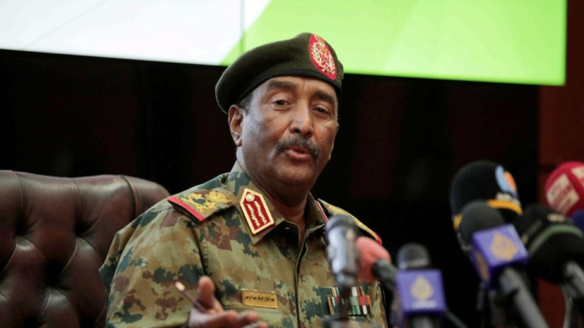 General Abdel Fattah Al Burhan. — AP