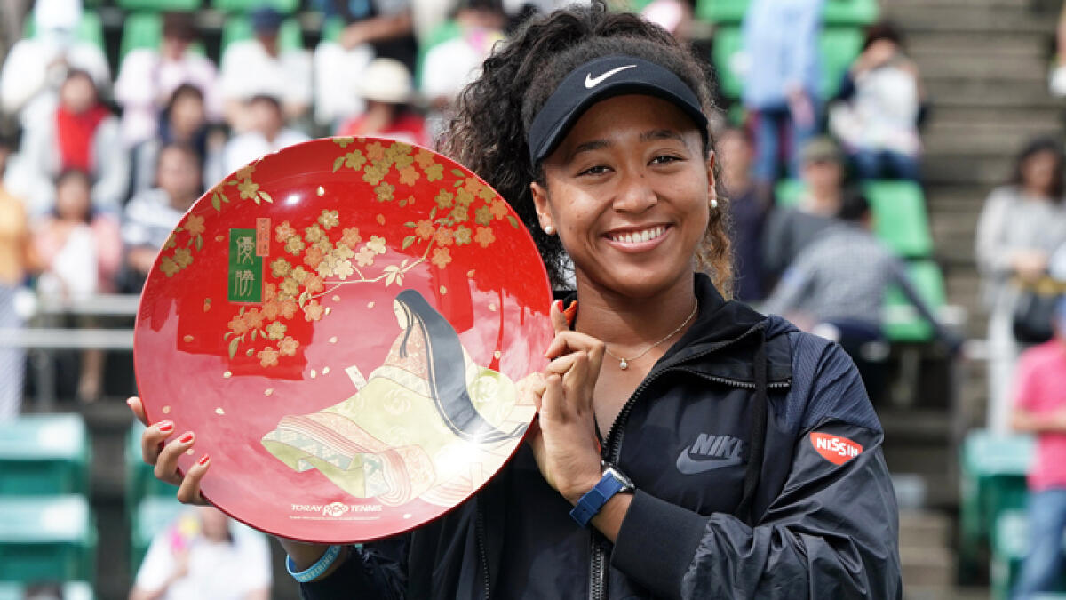 Naomi Osaka brought cheers to home fans when she won last year's event in Osaka, where she was born.