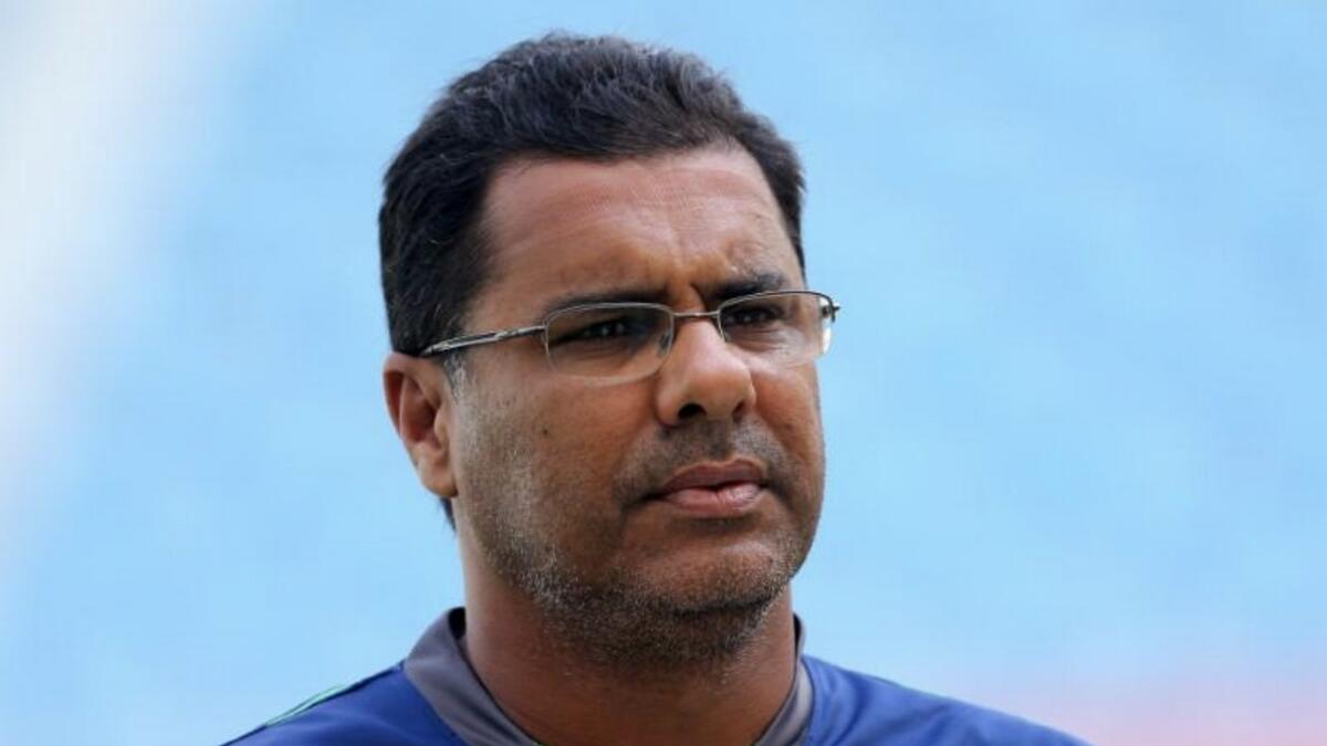 Pakistan's coach Waqar Younis during nets at the ICC Academy in Dubai. - Reuters file